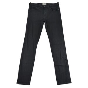 Everlane‎ Mens Slim Black Jeans Pants Size 33 x 34 Cotton Stretch